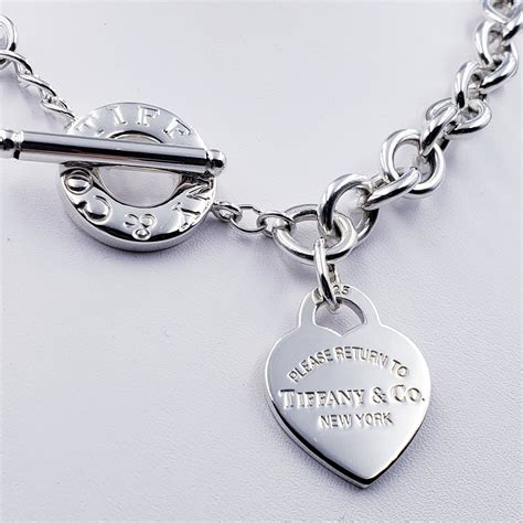 replica return to tiffany necklace|authentic tiffany heart toggle necklace.